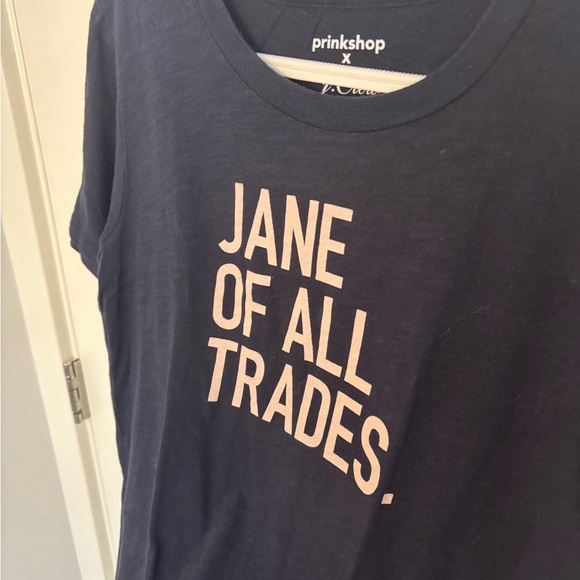 J. Crew x Prinkshop Navy Graphic Tee - Picture 3 of 5